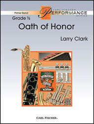 Oath of Honor Concert Band sheet music cover Thumbnail